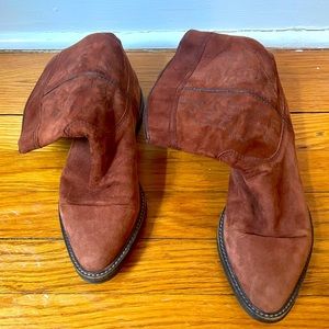 Susan Bennis/Warren Edwards brown cowboy boots.  Size 8 1/2.